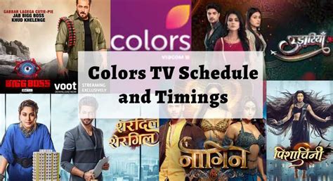 colors infinity shows schedule india|Colors TV Schedule : Daily show's schedule & Telecast Time.